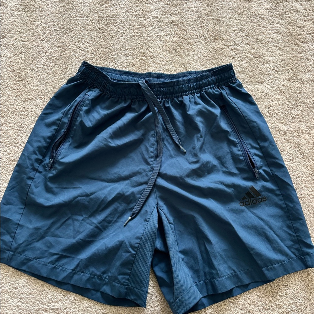 Adidas Blue Athletic Shorts